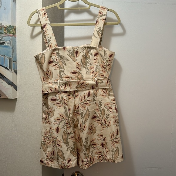 Intermix Stefania Belted Twill Romper - Picture 3 of 3
